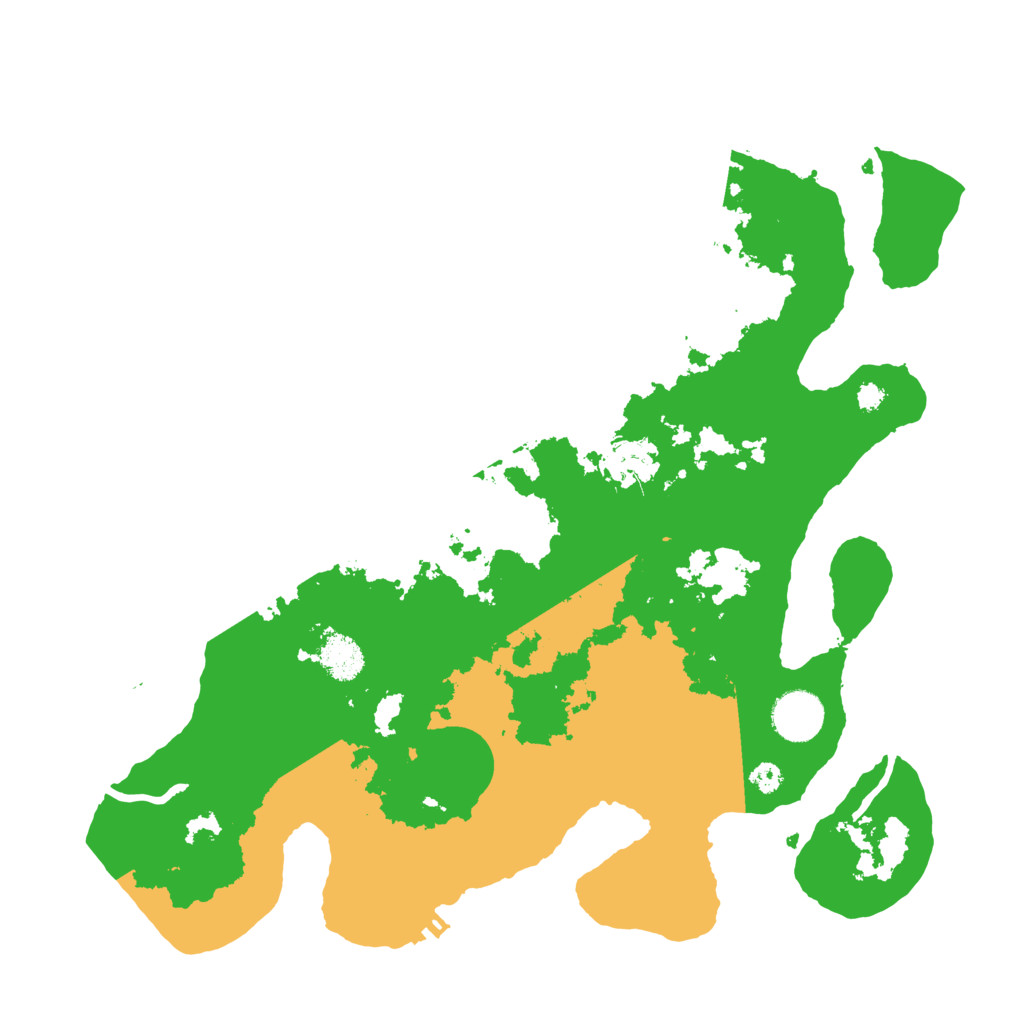 Biome Rust Map: Procedural Map, Size: 3500, Seed: 1483403372