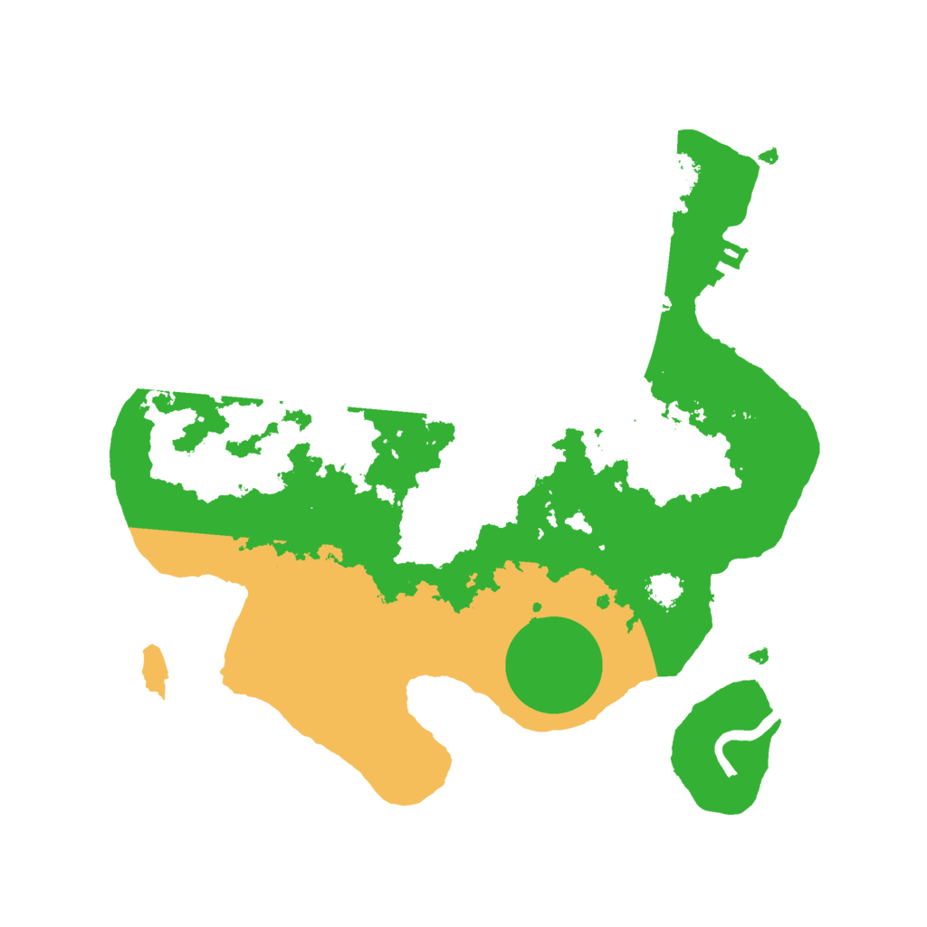 Biome Rust Map: Procedural Map, Size: 2525, Seed: 1234