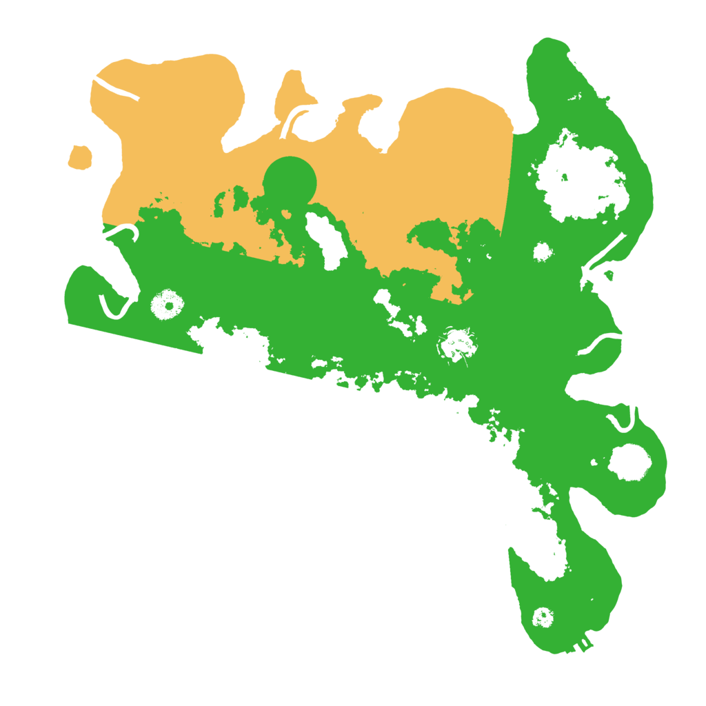 Biome Rust Map: Procedural Map, Size: 3500, Seed: 993260157