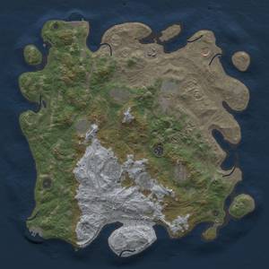 Thumbnail Rust Map: Procedural Map, Size: 4250, Seed: 7568, 18 Monuments