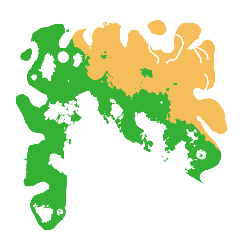 Biome Rust Map: Procedural Map, Size: 3850, Seed: 13385