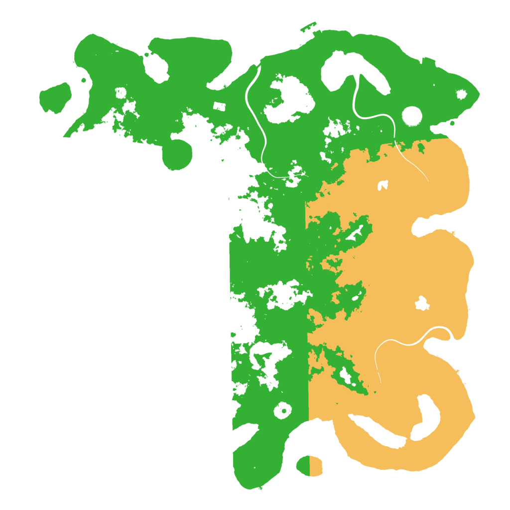 Biome Rust Map: Procedural Map, Size: 4500, Seed: 1721428367