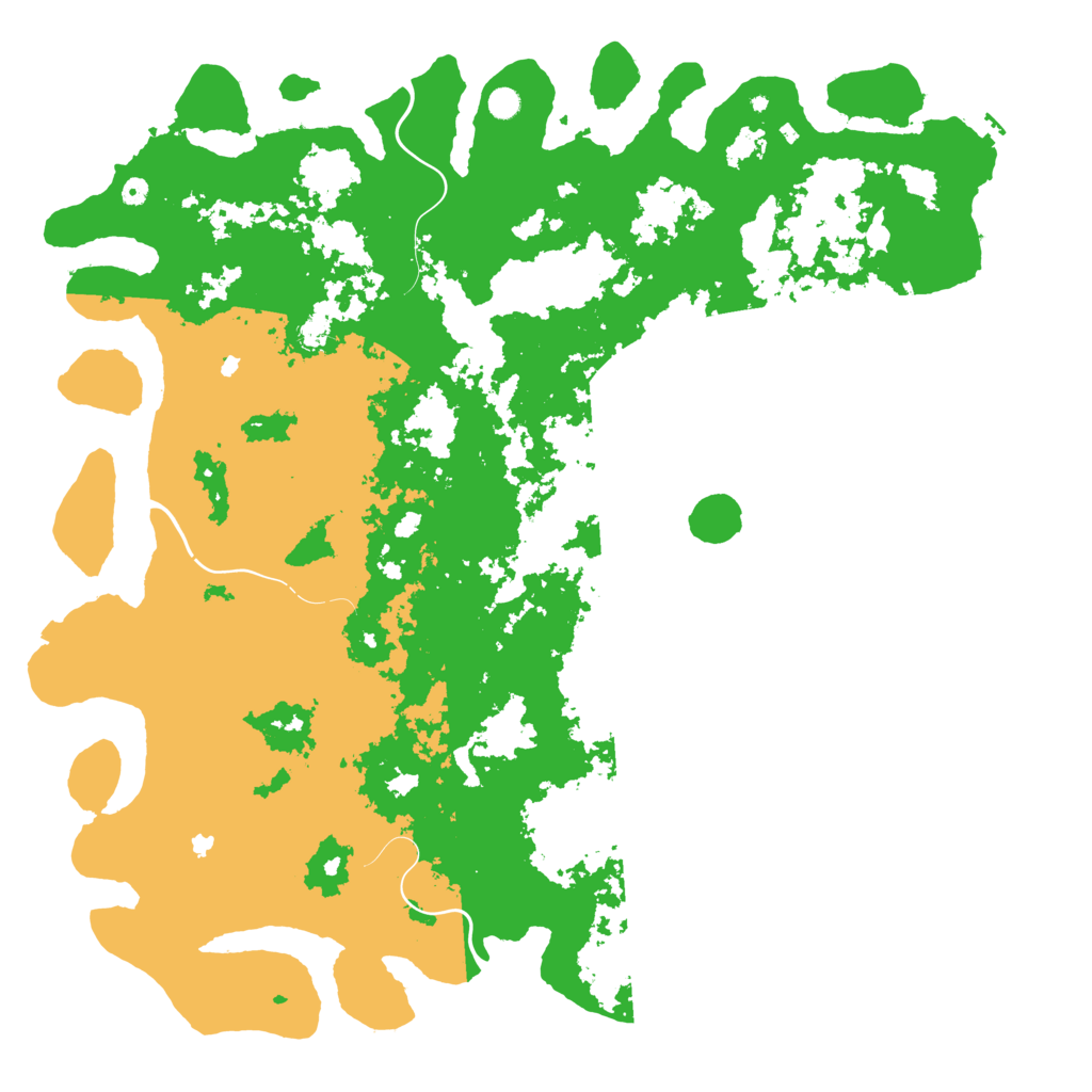 Biome Rust Map: Procedural Map, Size: 6000, Seed: 1226322