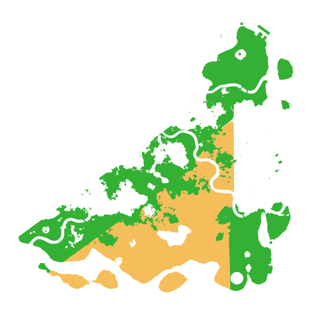 Biome Rust Map: Procedural Map, Size: 4500, Seed: 11877