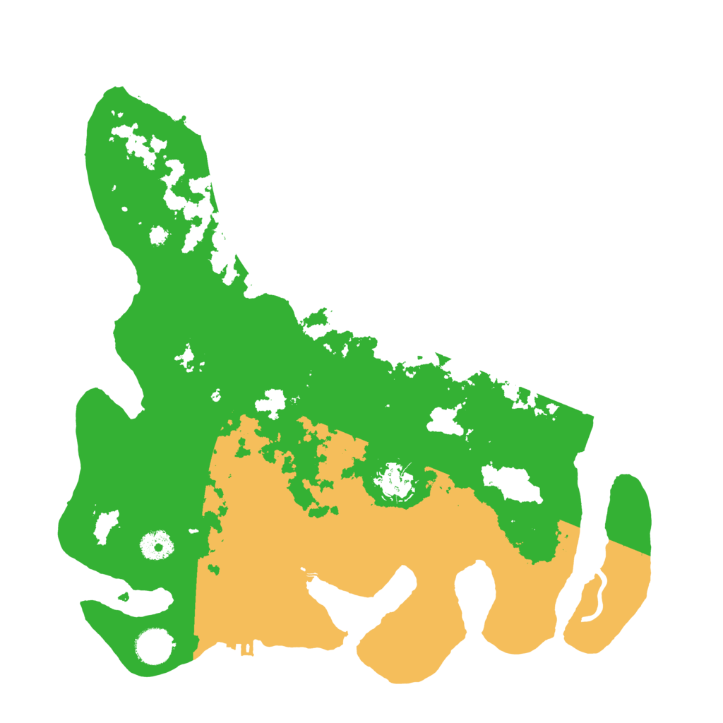 Biome Rust Map: Procedural Map, Size: 3500, Seed: 811941993