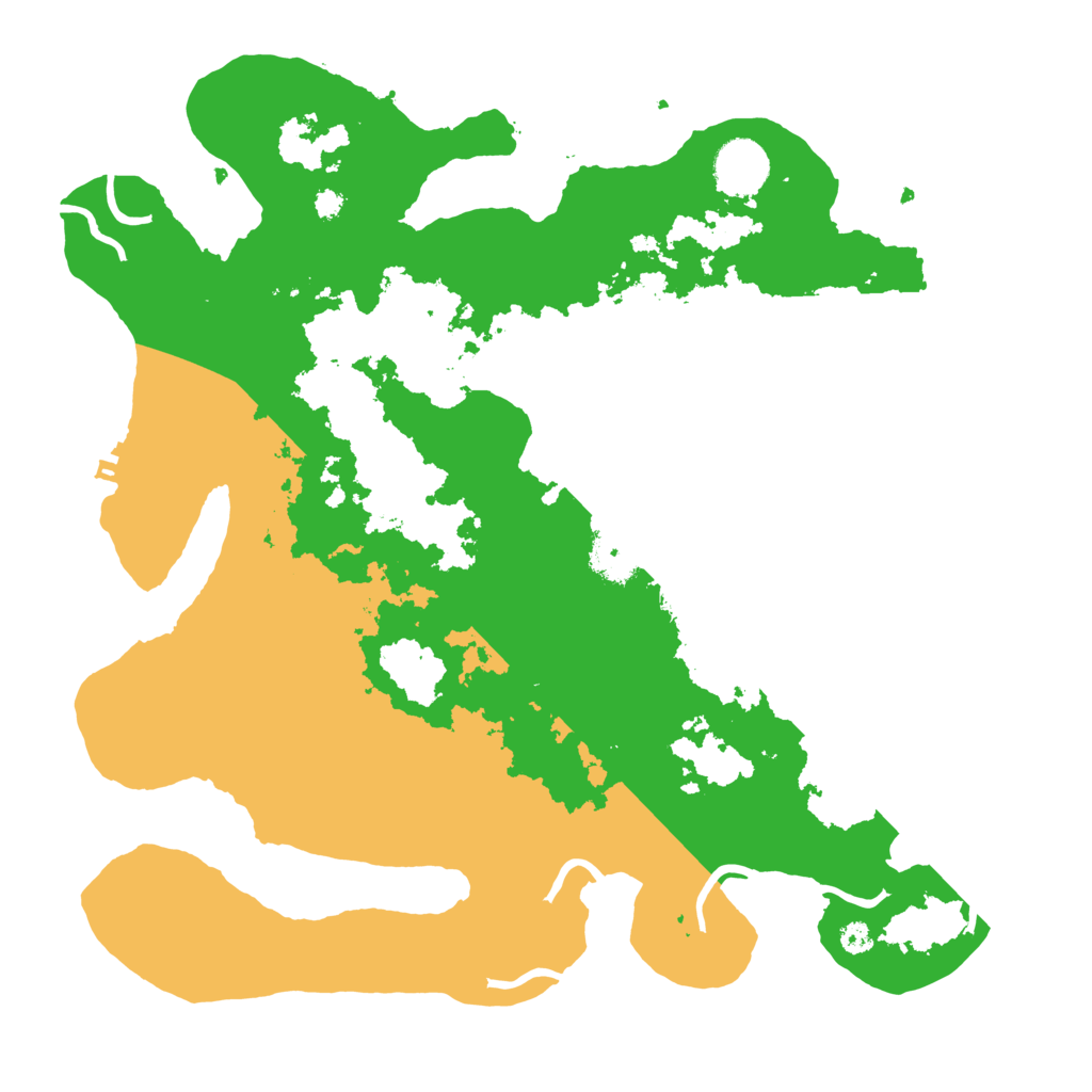 Biome Rust Map: Procedural Map, Size: 3500, Seed: 43248180