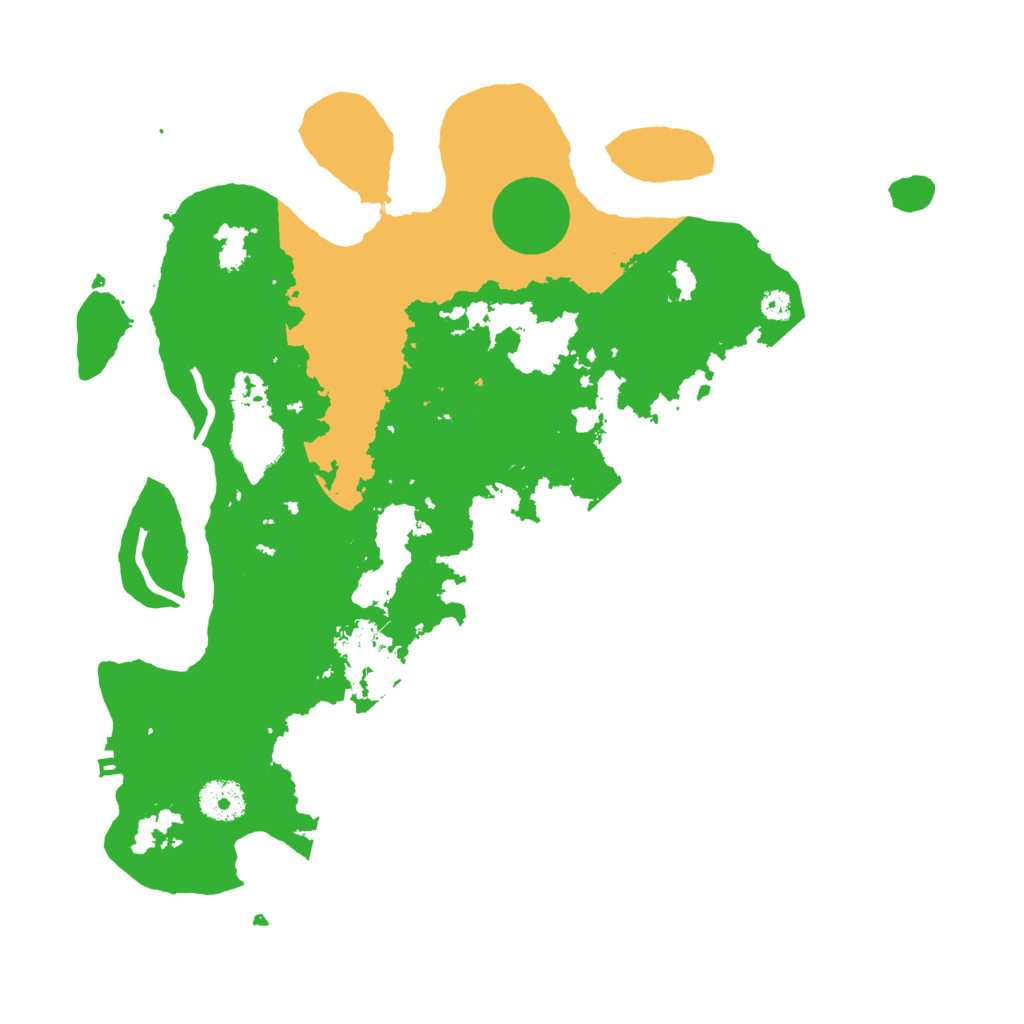 Biome Rust Map: Procedural Map, Size: 3500, Seed: 29849081