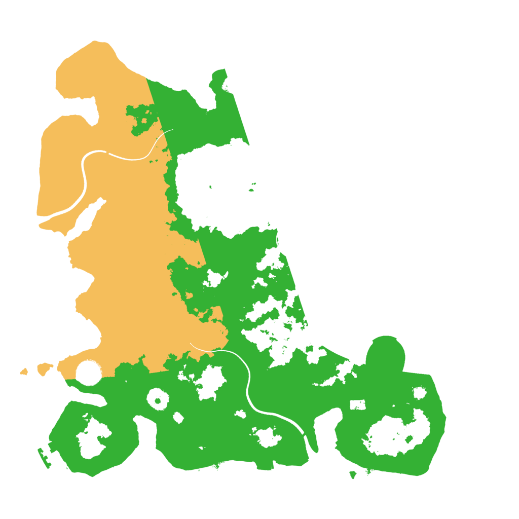 Biome Rust Map: Procedural Map, Size: 3600, Seed: 956430045