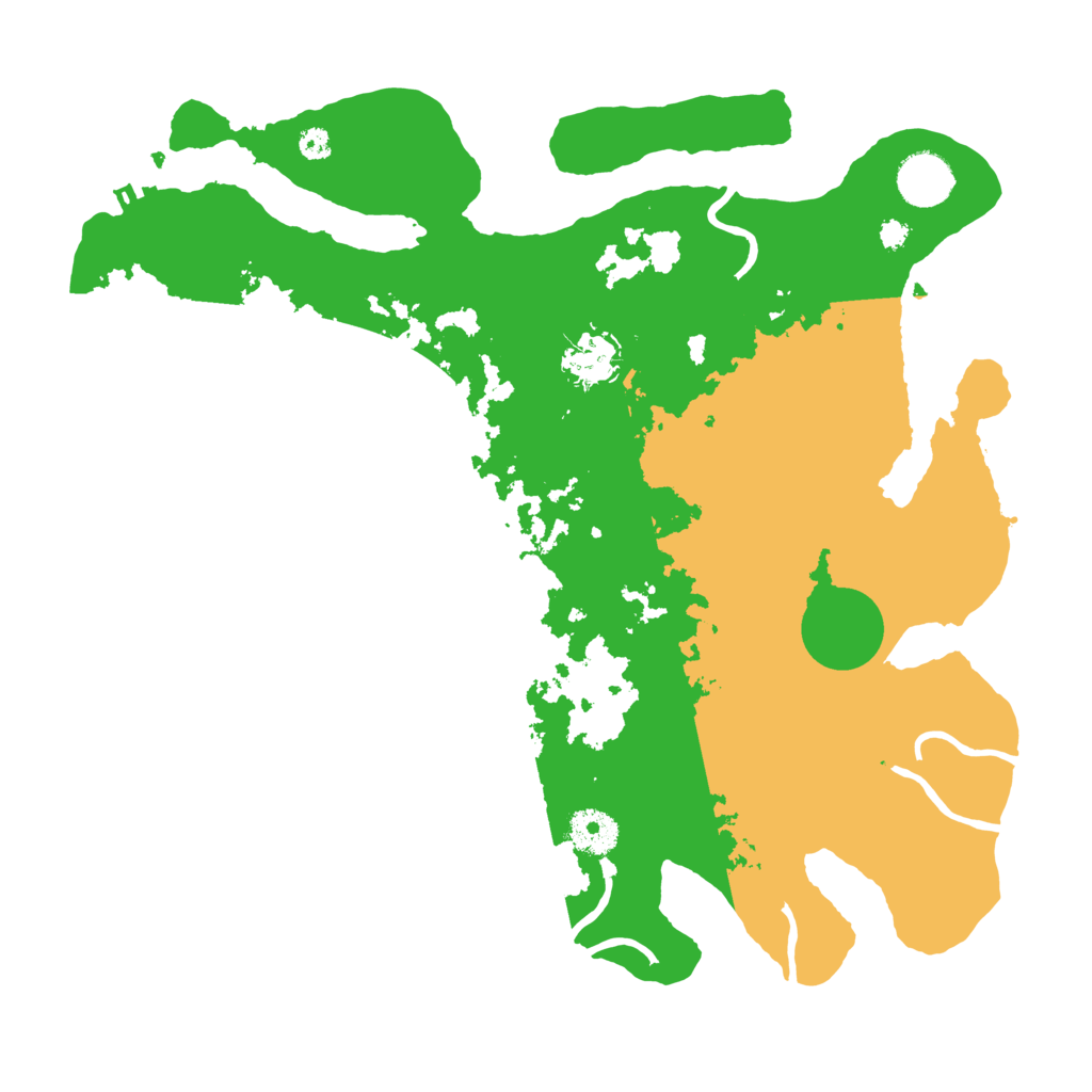 Biome Rust Map: Procedural Map, Size: 3500, Seed: 868822577