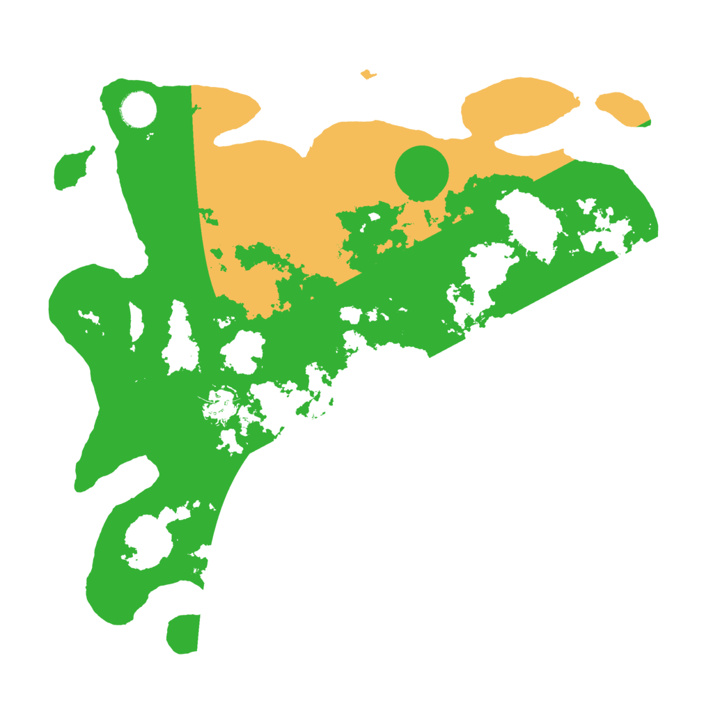 Biome Rust Map: Barren, Size: 3500, Seed: 361378734