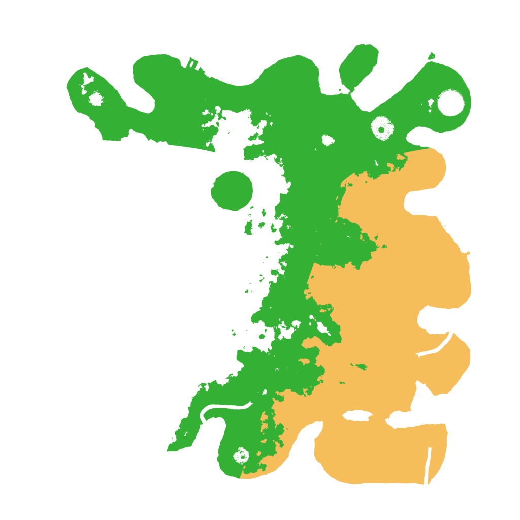 Biome Rust Map: Procedural Map, Size: 3500, Seed: 34483017