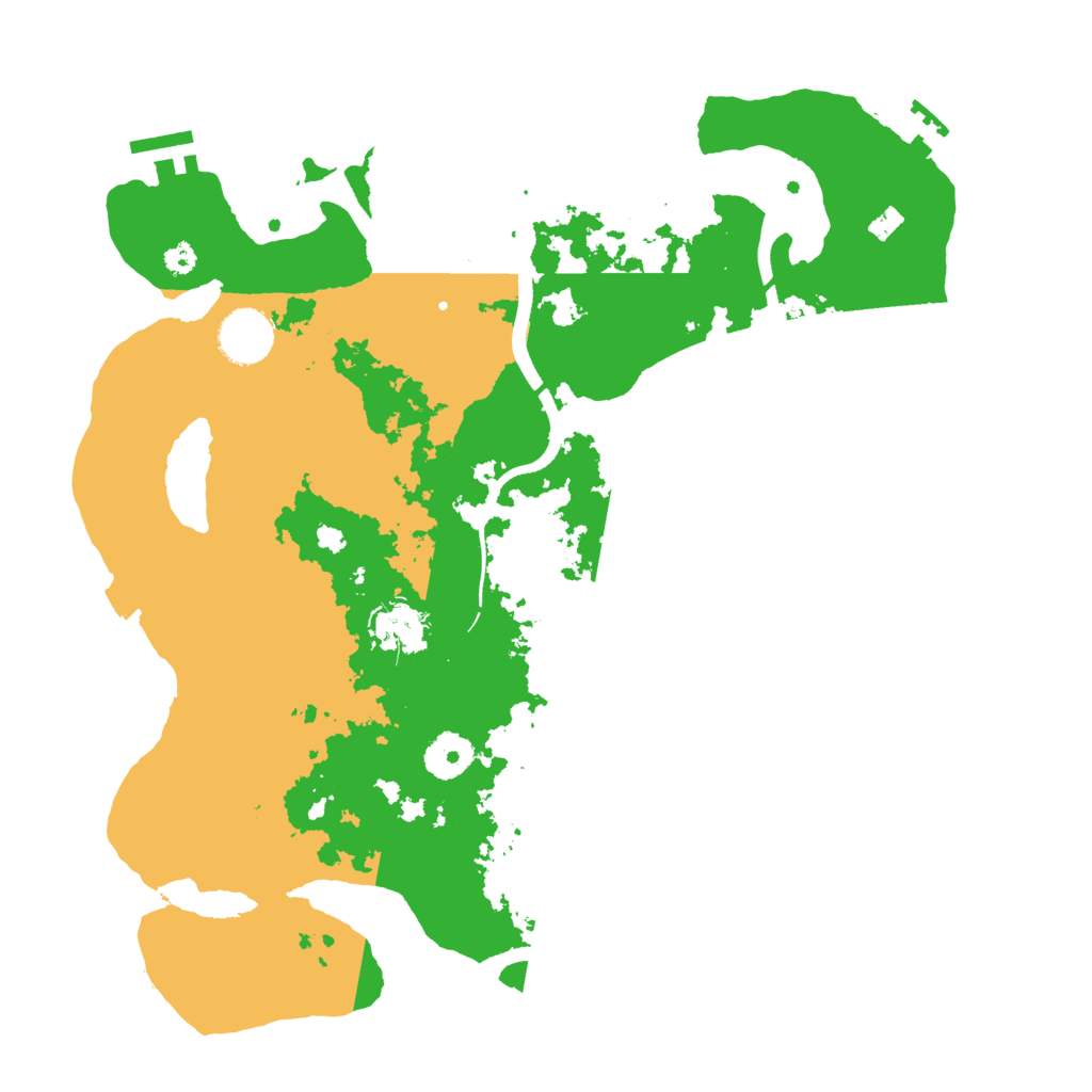 Biome Rust Map: Procedural Map, Size: 3500, Seed: 87560287