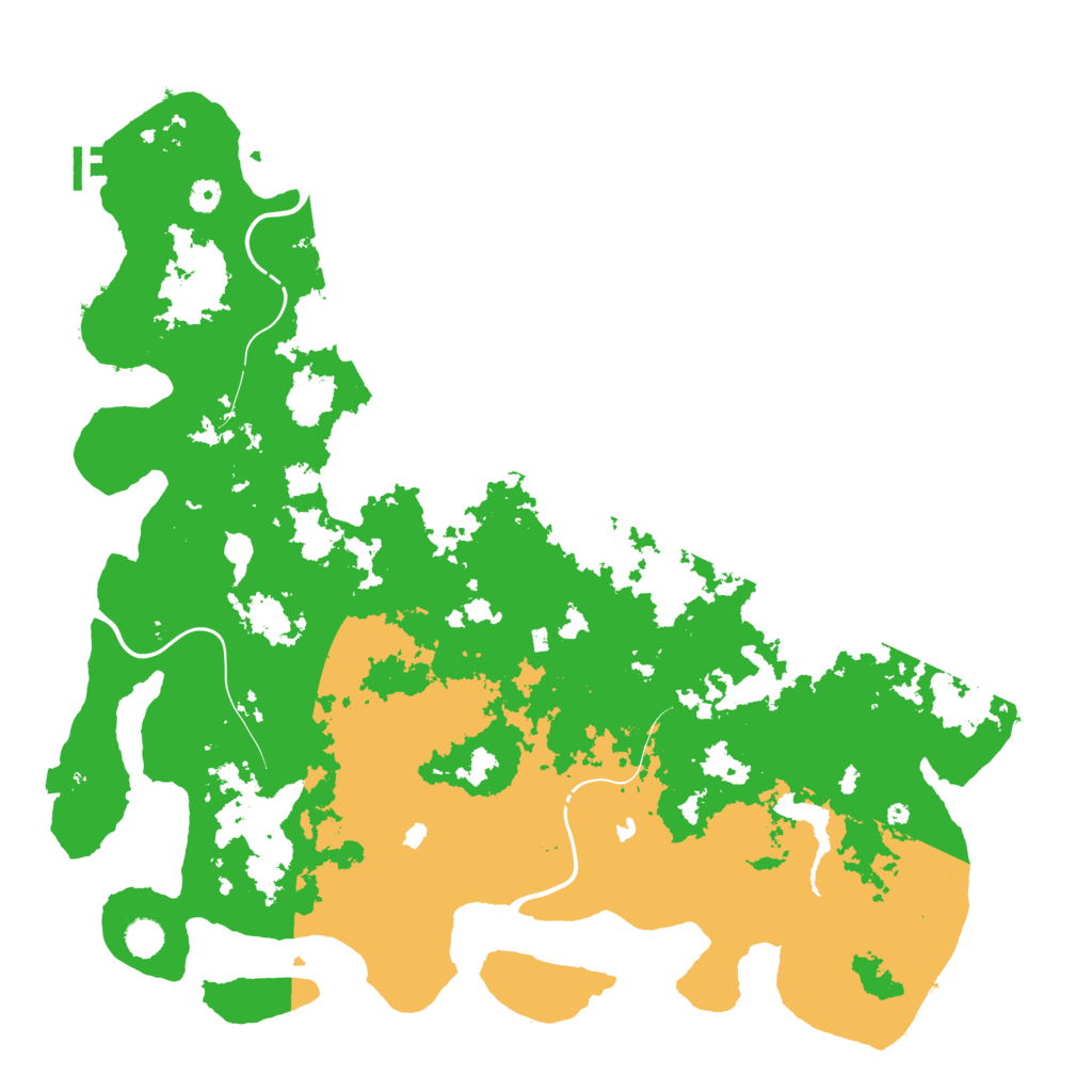 Biome Rust Map: Procedural Map, Size: 5000, Seed: 86354563