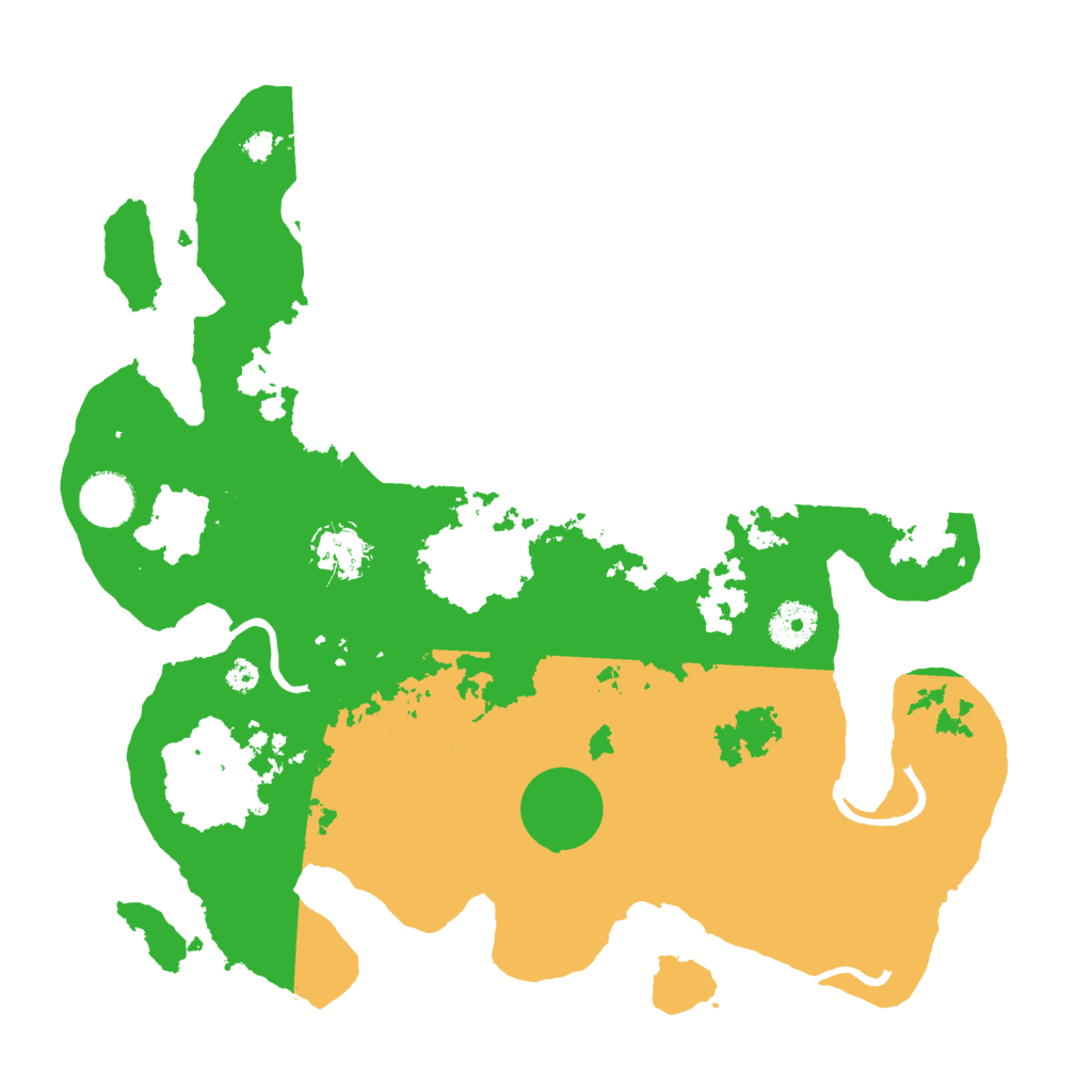 Biome Rust Map: Procedural Map, Size: 3500, Seed: 92187799