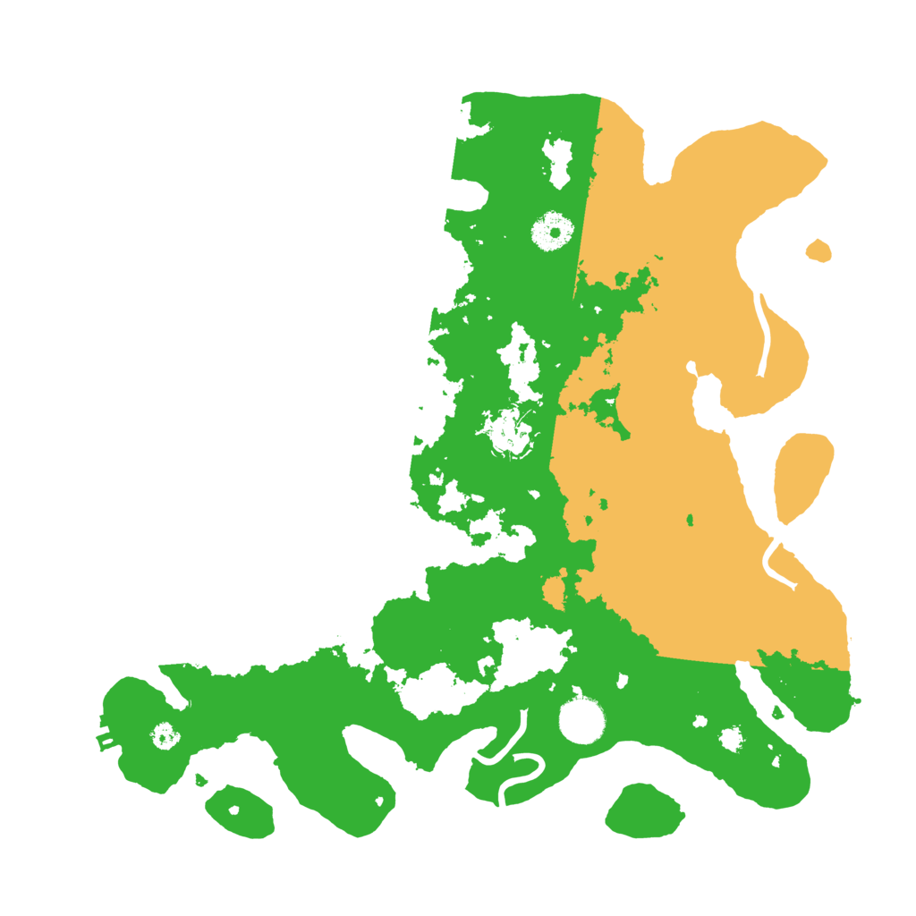 Biome Rust Map: Procedural Map, Size: 3500, Seed: 75004501