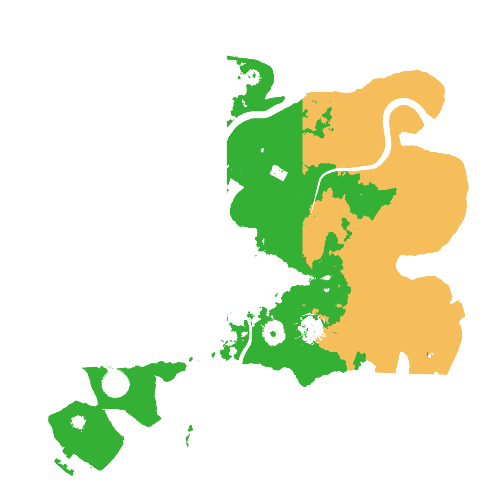 Biome Rust Map: Procedural Map, Size: 3250, Seed: 1026269321