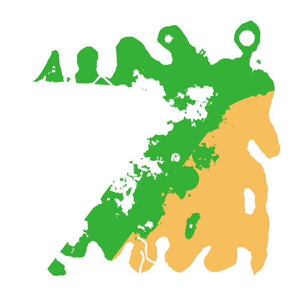 Biome Rust Map: Procedural Map, Size: 3500, Seed: 89284596