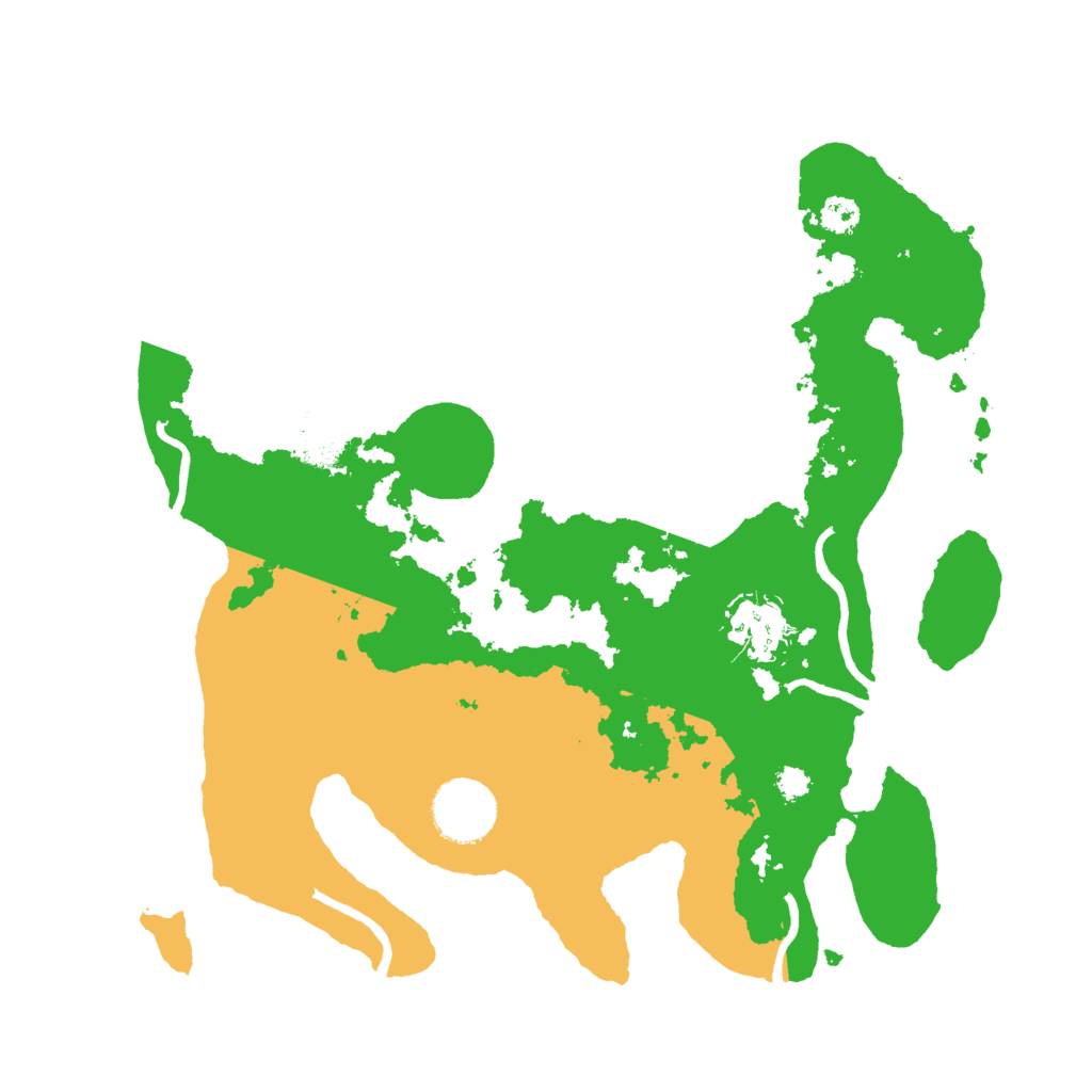 Biome Rust Map: Procedural Map, Size: 3000, Seed: 1307775520