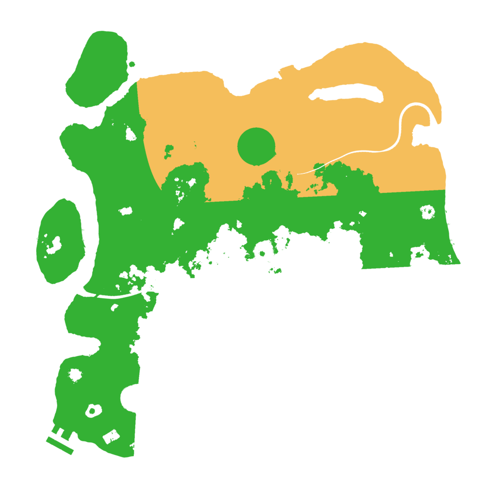 Biome Rust Map: Procedural Map, Size: 3500, Seed: 5657879