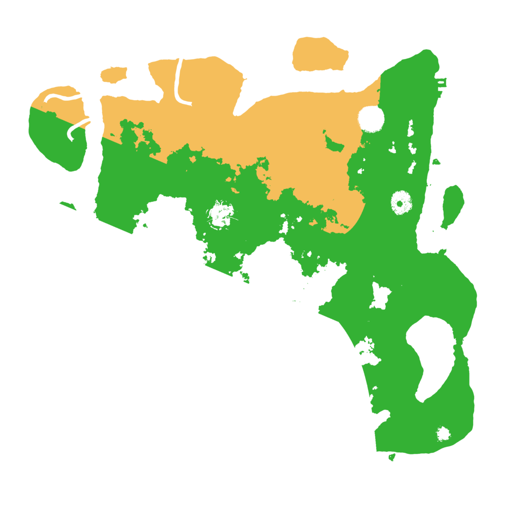Biome Rust Map: Procedural Map, Size: 3500, Seed: 50529094