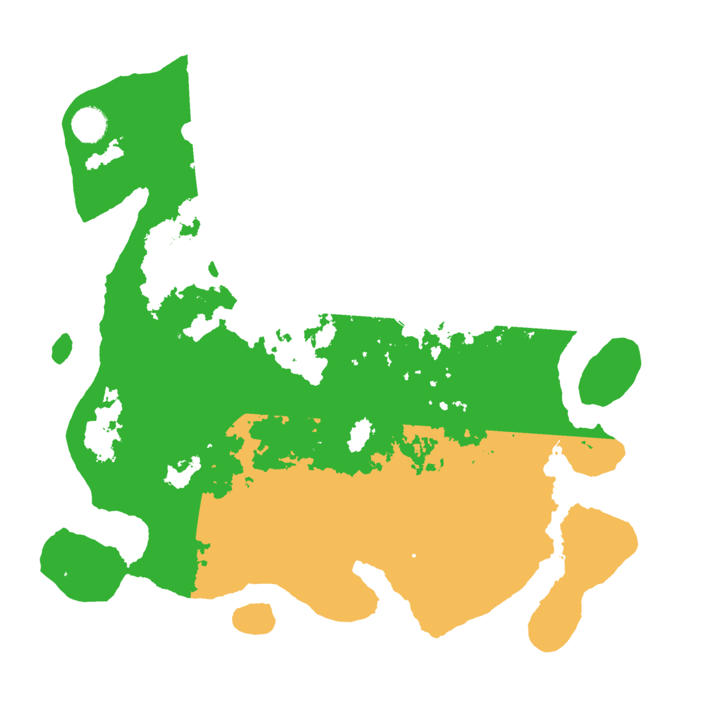 Biome Rust Map: Barren, Size: 3500, Seed: 770900010