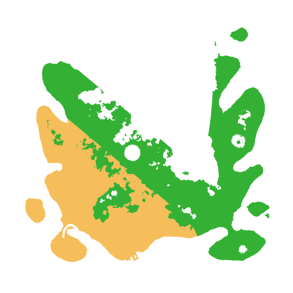 Biome Rust Map: Procedural Map, Size: 3250, Seed: 617938535