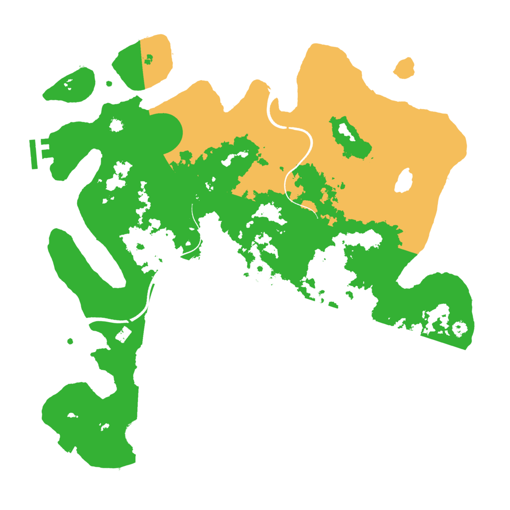 Biome Rust Map: Procedural Map, Size: 3500, Seed: 567604841