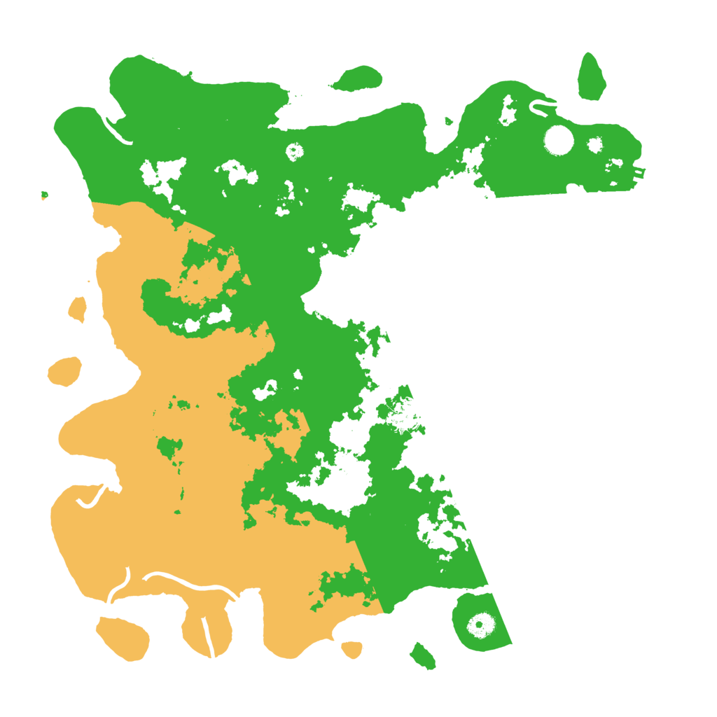 Biome Rust Map: Procedural Map, Size: 4250, Seed: 609488895