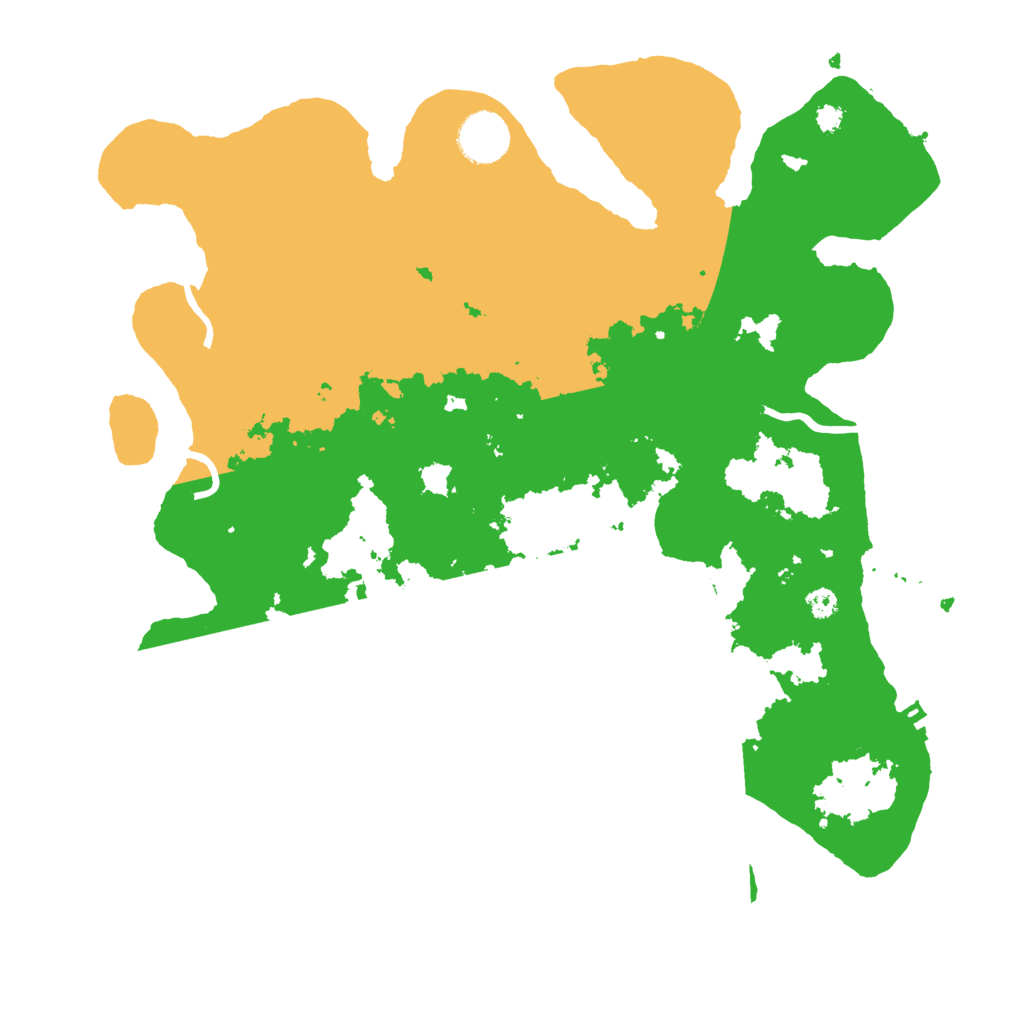 Biome Rust Map: Procedural Map, Size: 3500, Seed: 526173886