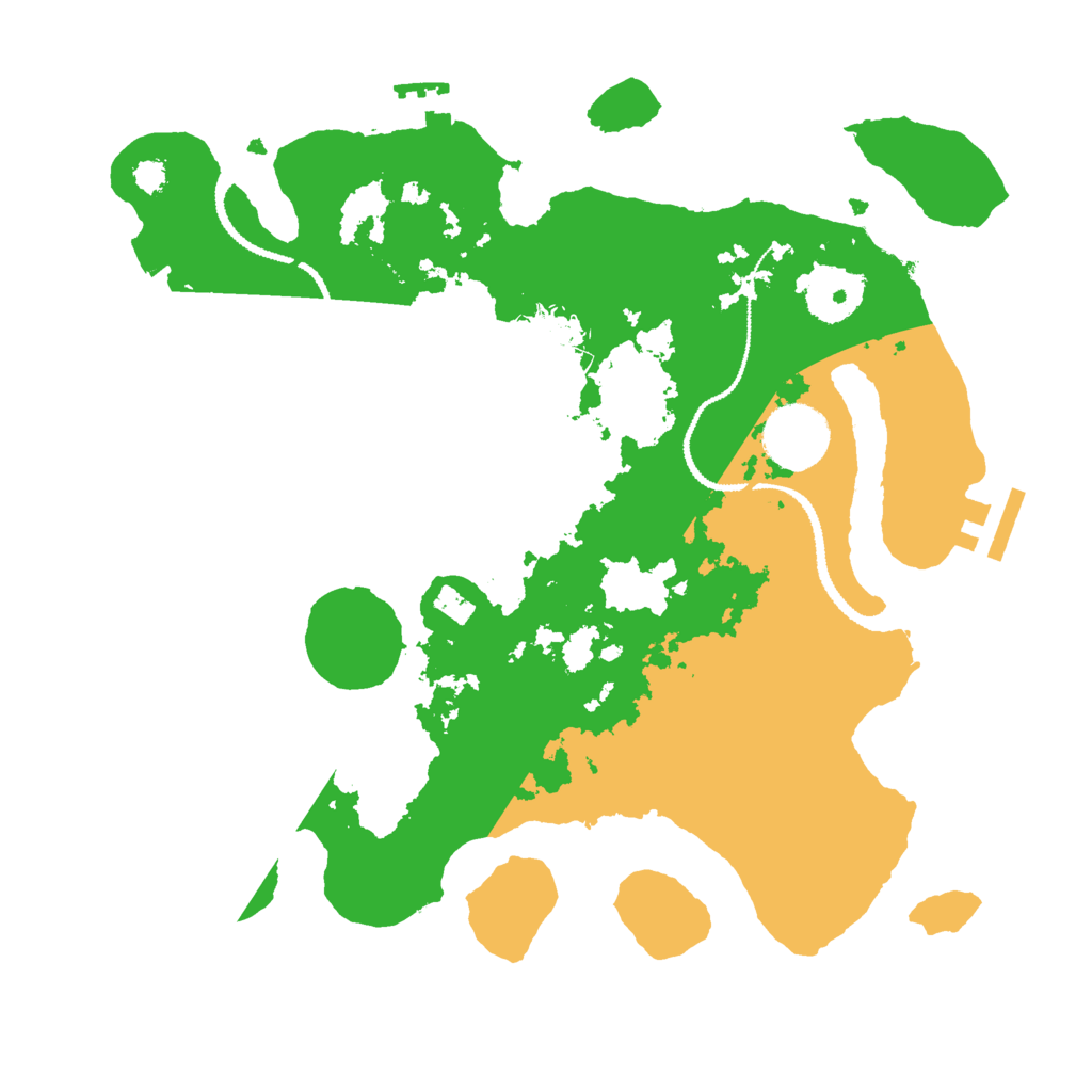 Biome Rust Map: Procedural Map, Size: 3000, Seed: 1559180263