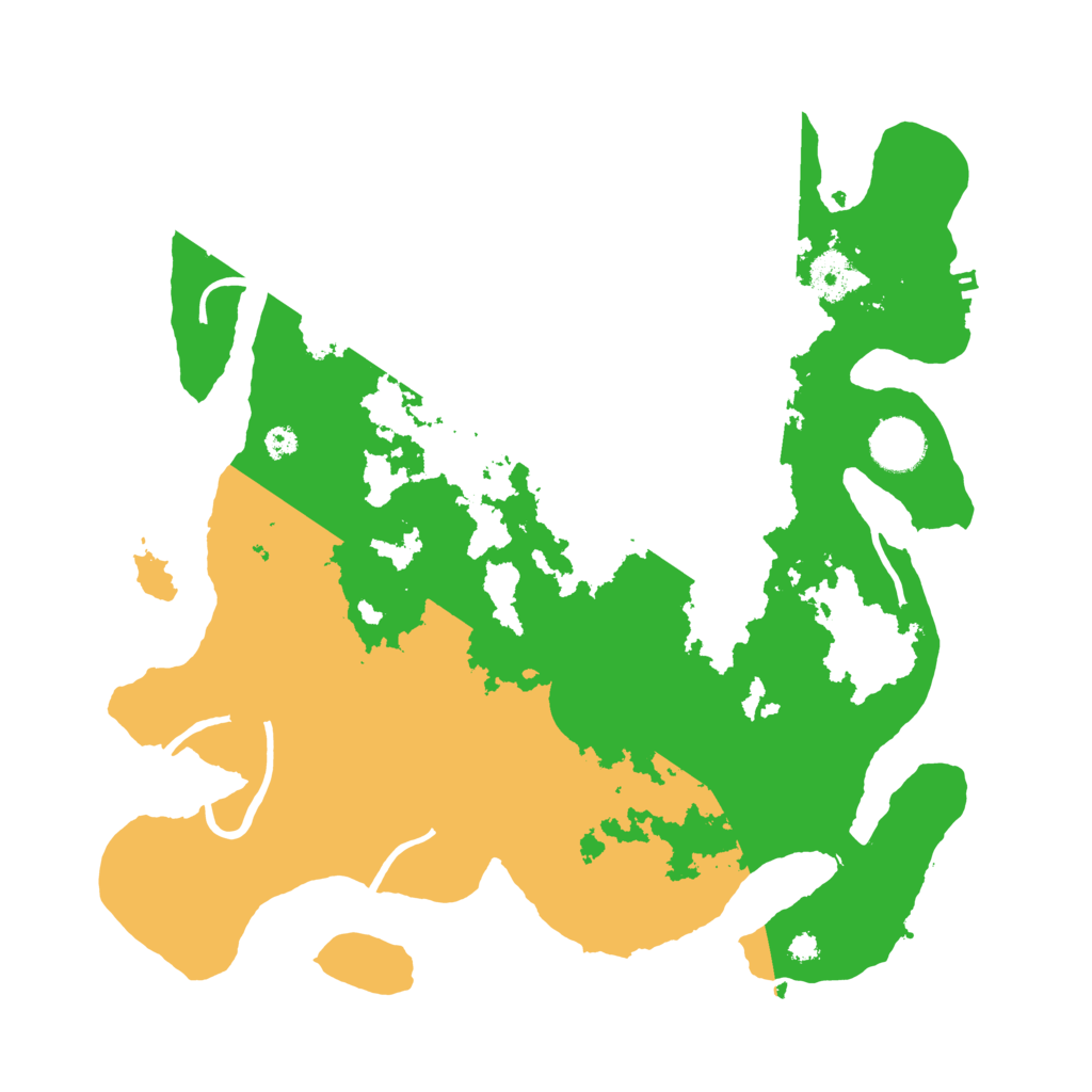 Biome Rust Map: Procedural Map, Size: 3500, Seed: 8472545