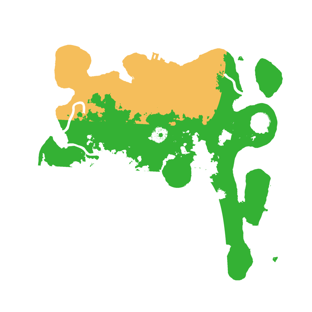 Biome Rust Map: Procedural Map, Size: 3000, Seed: 323380377