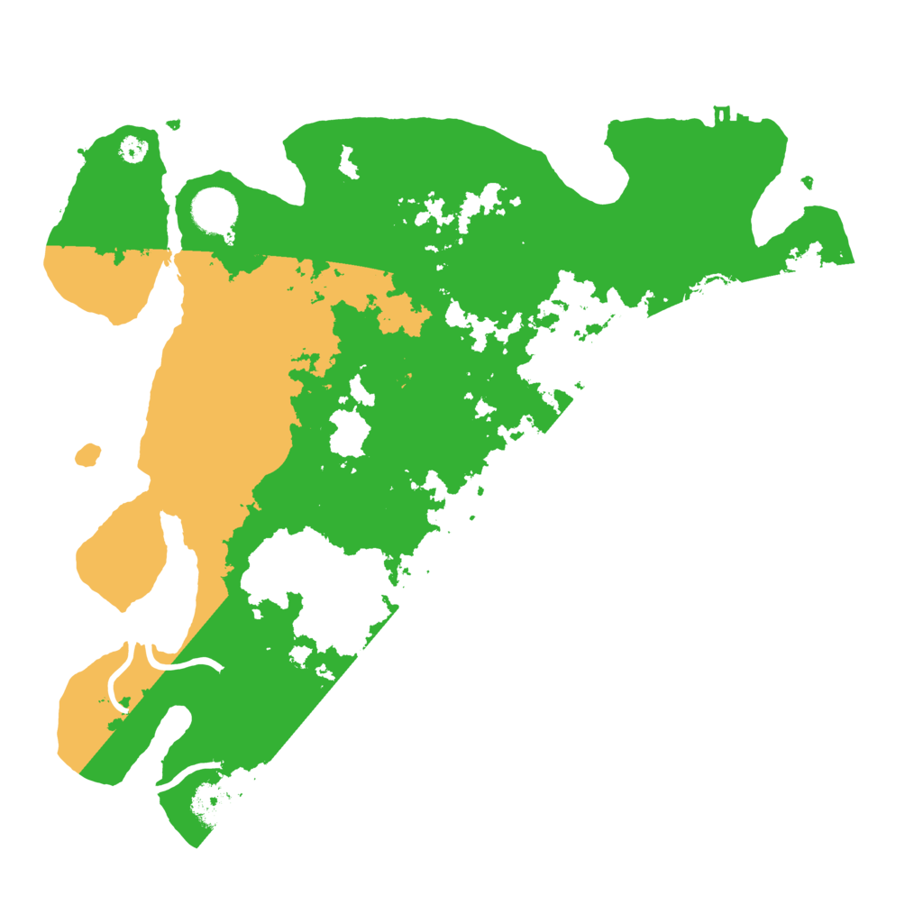 Biome Rust Map: Procedural Map, Size: 3500, Seed: 88028835