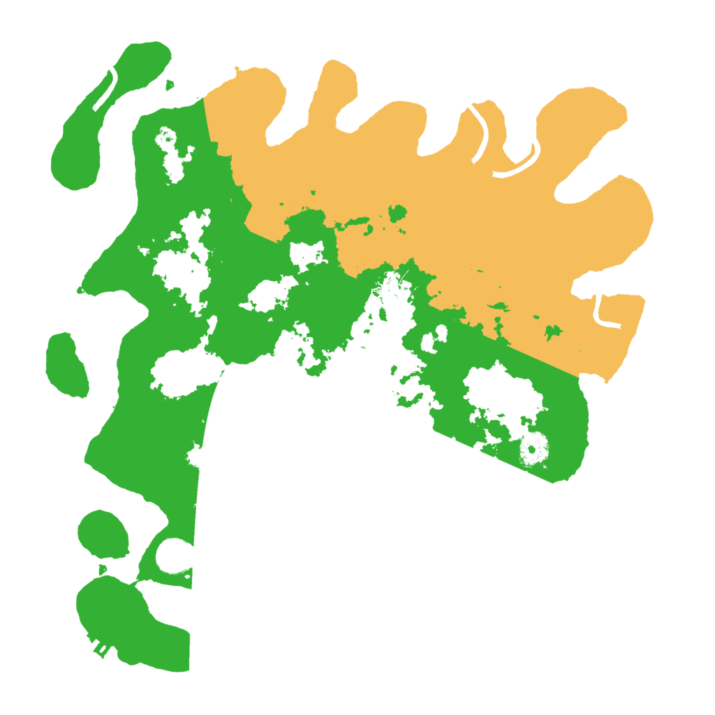 Biome Rust Map: Procedural Map, Size: 3500, Seed: 30323180