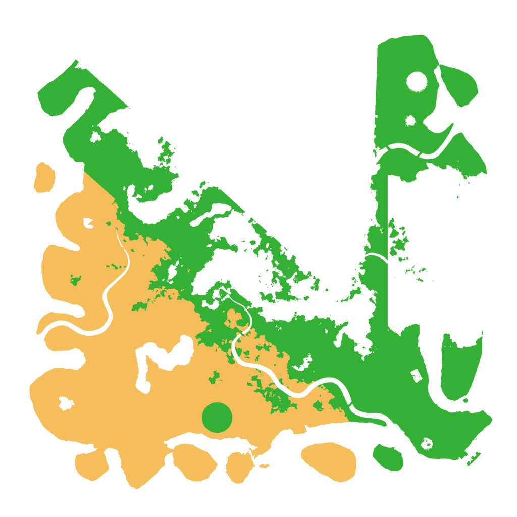 Biome Rust Map: Procedural Map, Size: 4500, Seed: 543217837