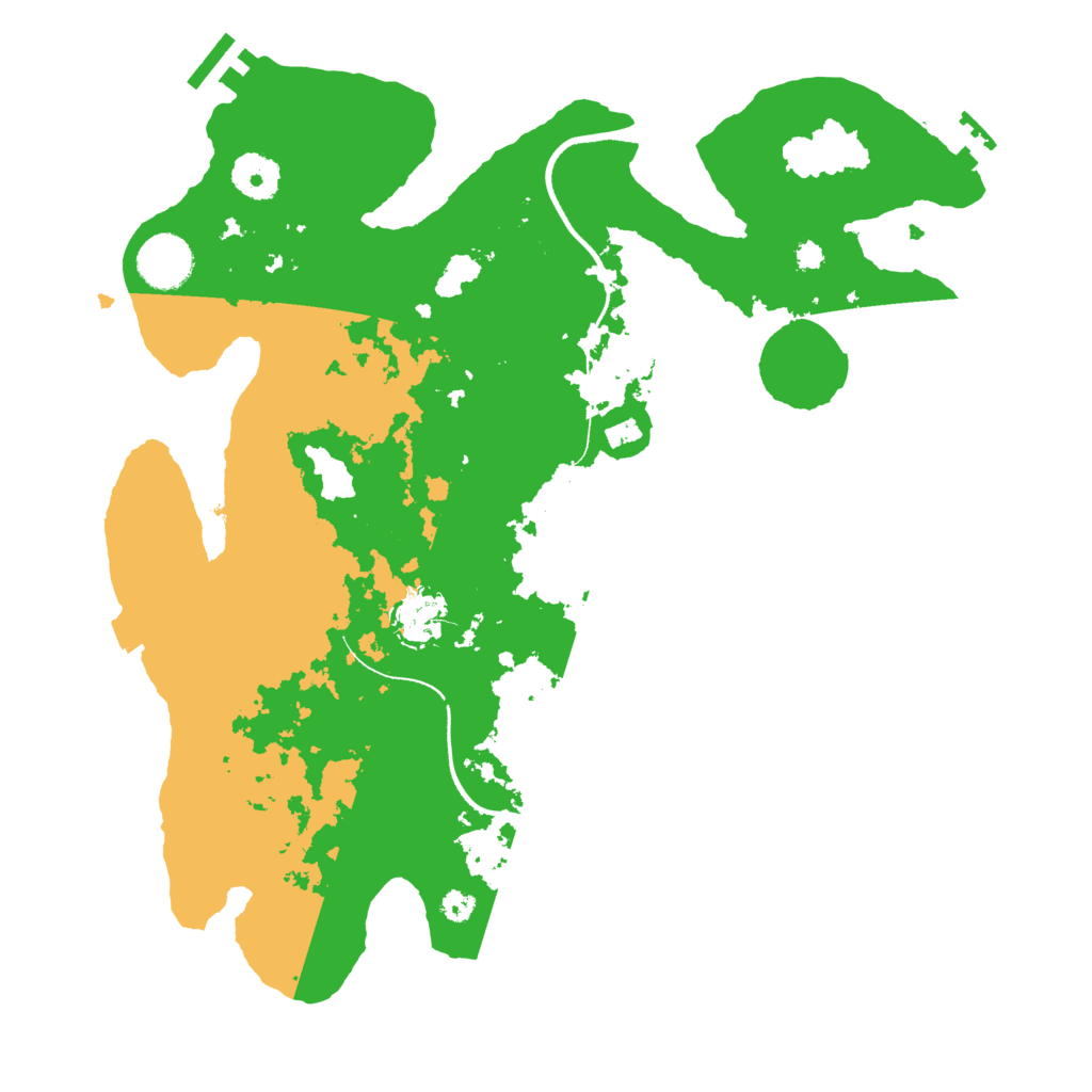 Biome Rust Map: Procedural Map, Size: 3500, Seed: 87565983