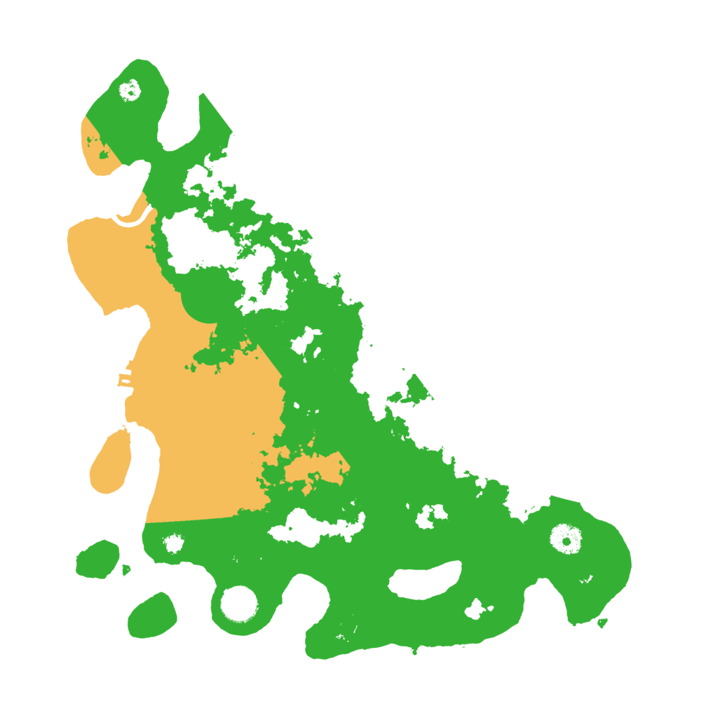 Biome Rust Map: Procedural Map, Size: 3500, Seed: 26436624