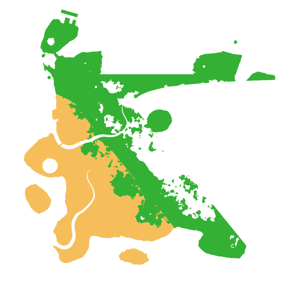 Biome Rust Map: Procedural Map, Size: 3500, Seed: 1155152598