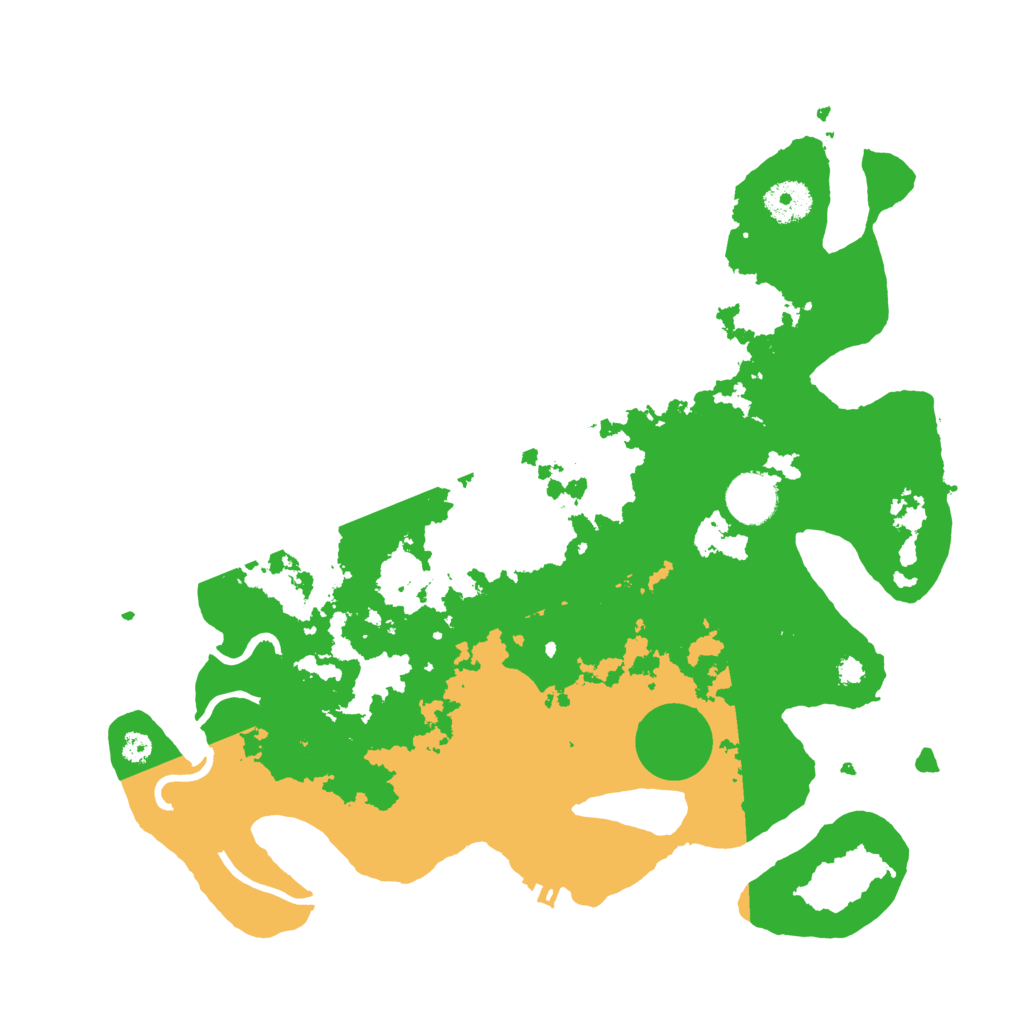 Biome Rust Map: Procedural Map, Size: 3500, Seed: 9106498
