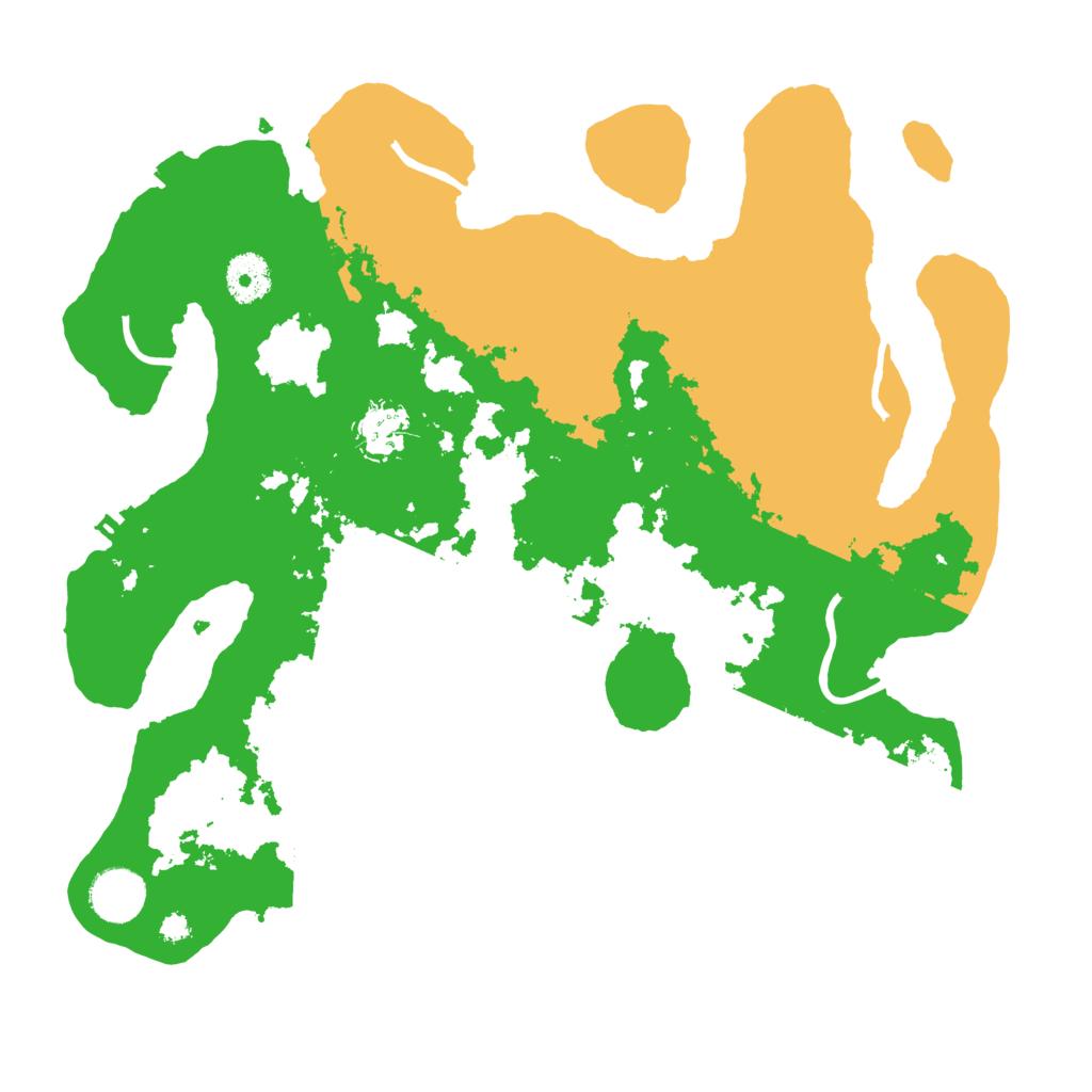 Biome Rust Map: Procedural Map, Size: 3500, Seed: 60629142