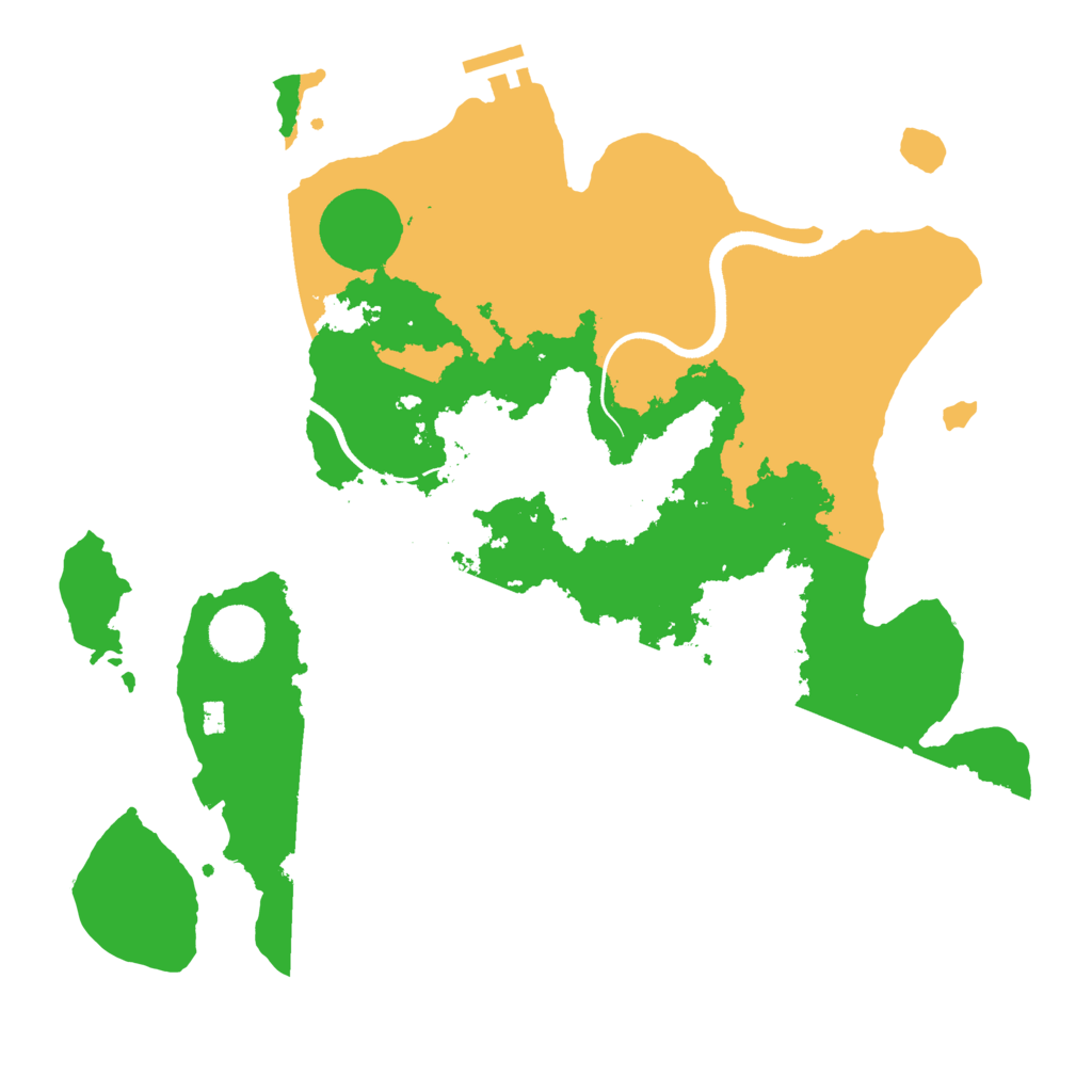 Biome Rust Map: Procedural Map, Size: 3600, Seed: 2162023