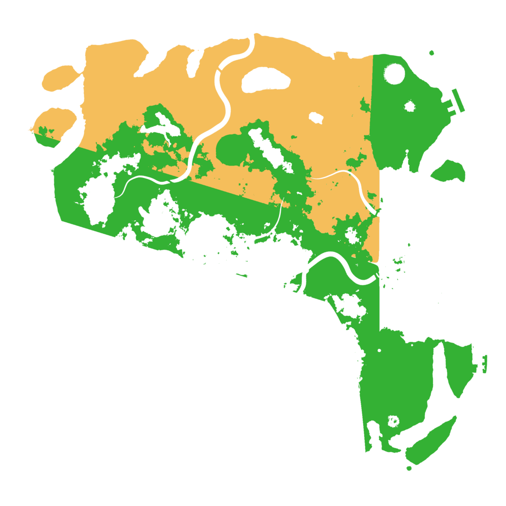 Biome Rust Map: Procedural Map, Size: 4250, Seed: 79147921