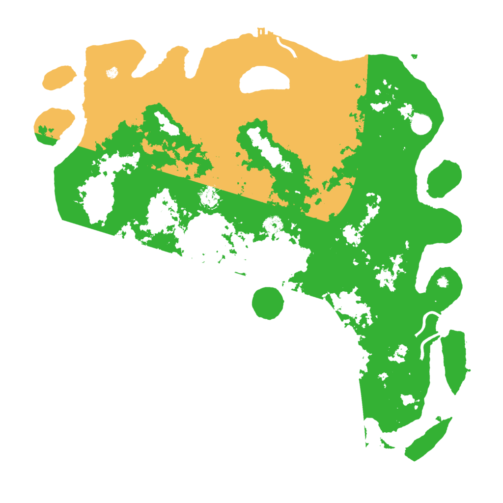 Biome Rust Map: Procedural Map, Size: 4250, Seed: 79147921