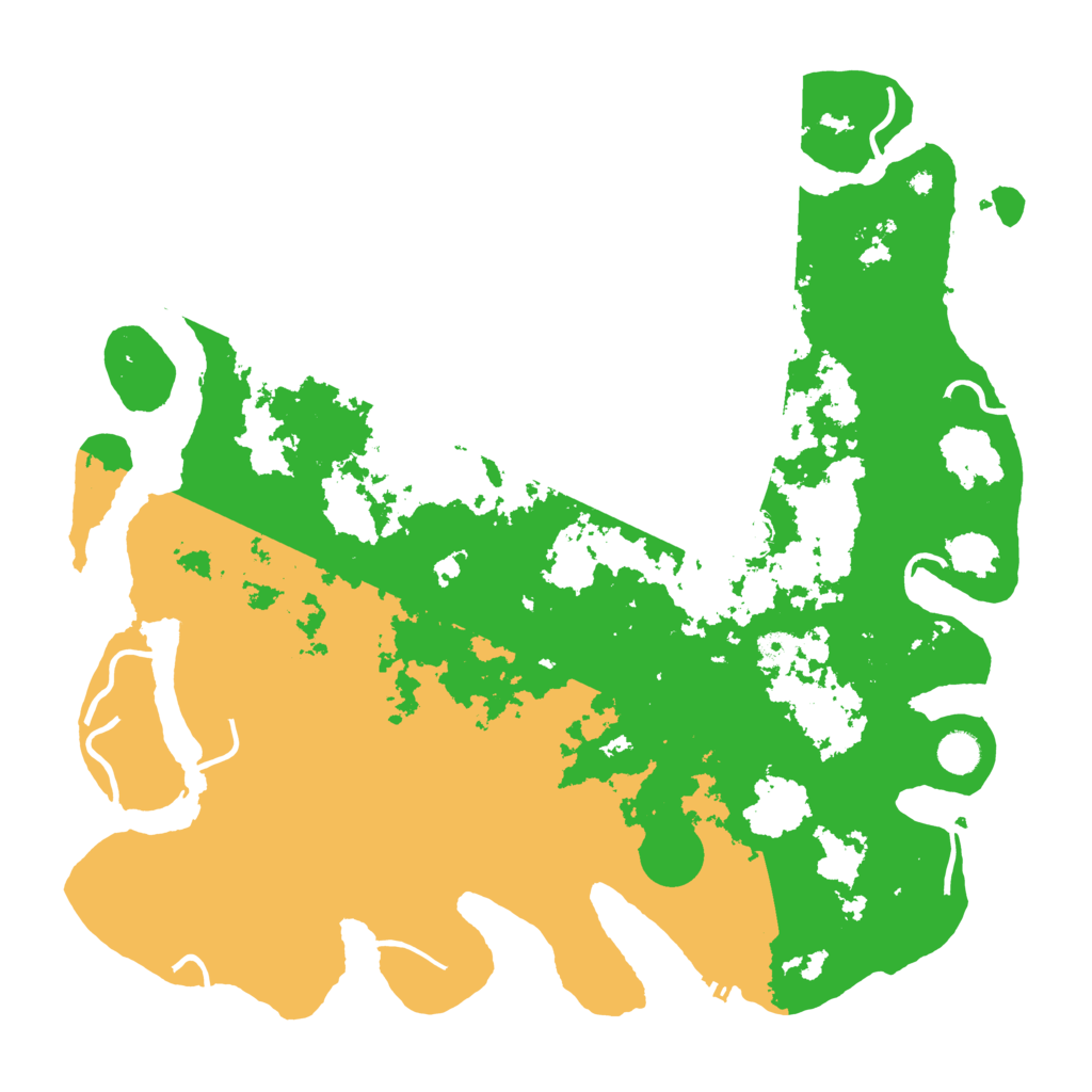 Biome Rust Map: Procedural Map, Size: 4500, Seed: 20230217