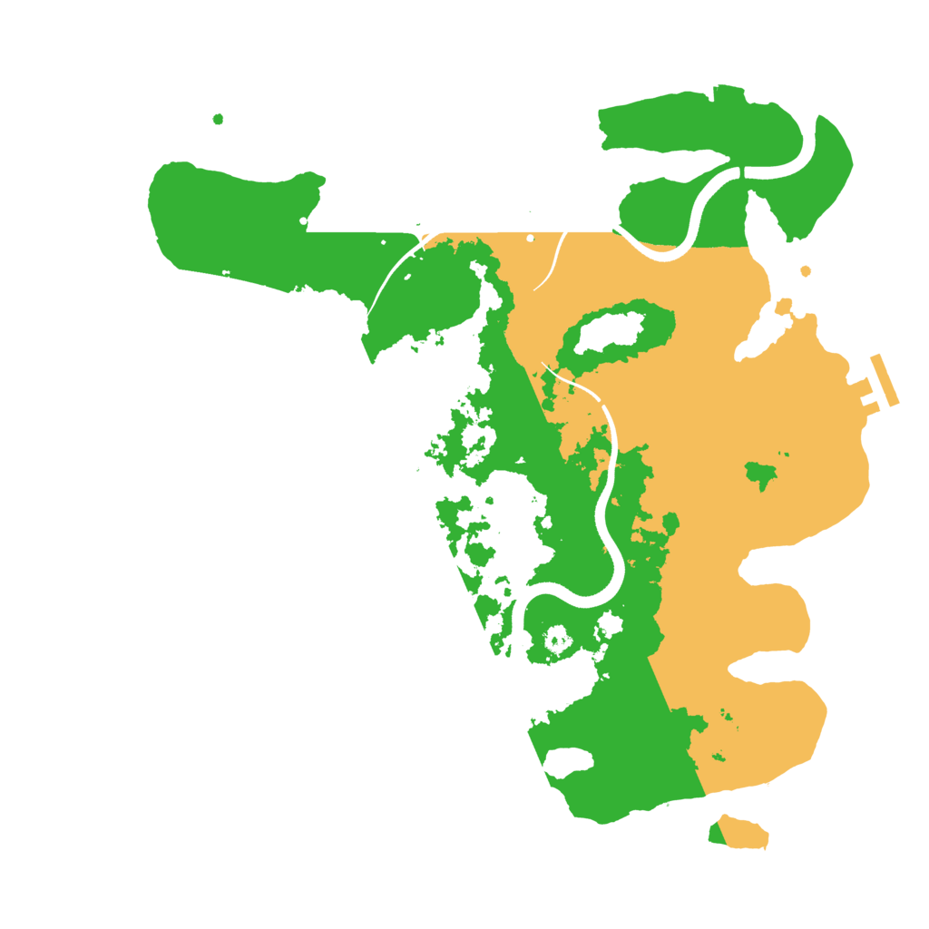 Biome Rust Map: Procedural Map, Size: 3500, Seed: 1323236692