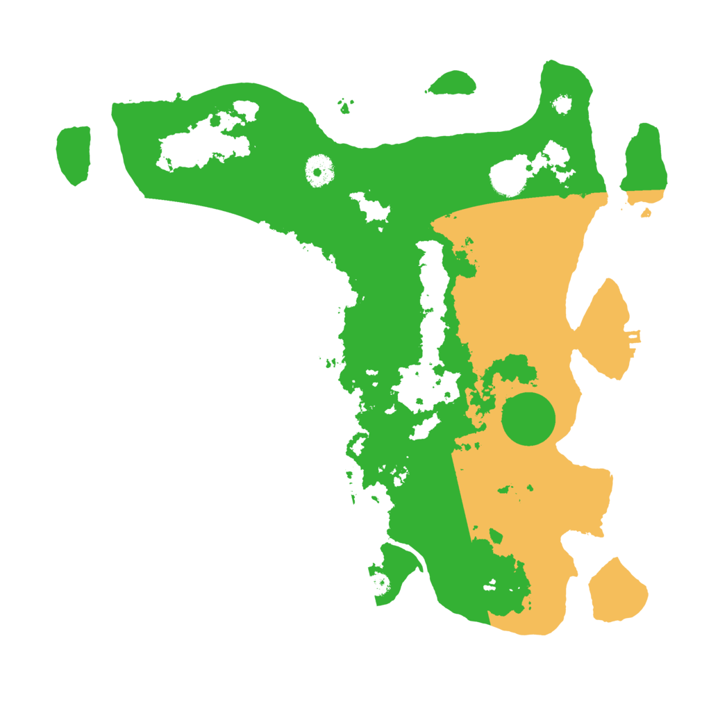 Biome Rust Map: Procedural Map, Size: 3500, Seed: 25978466