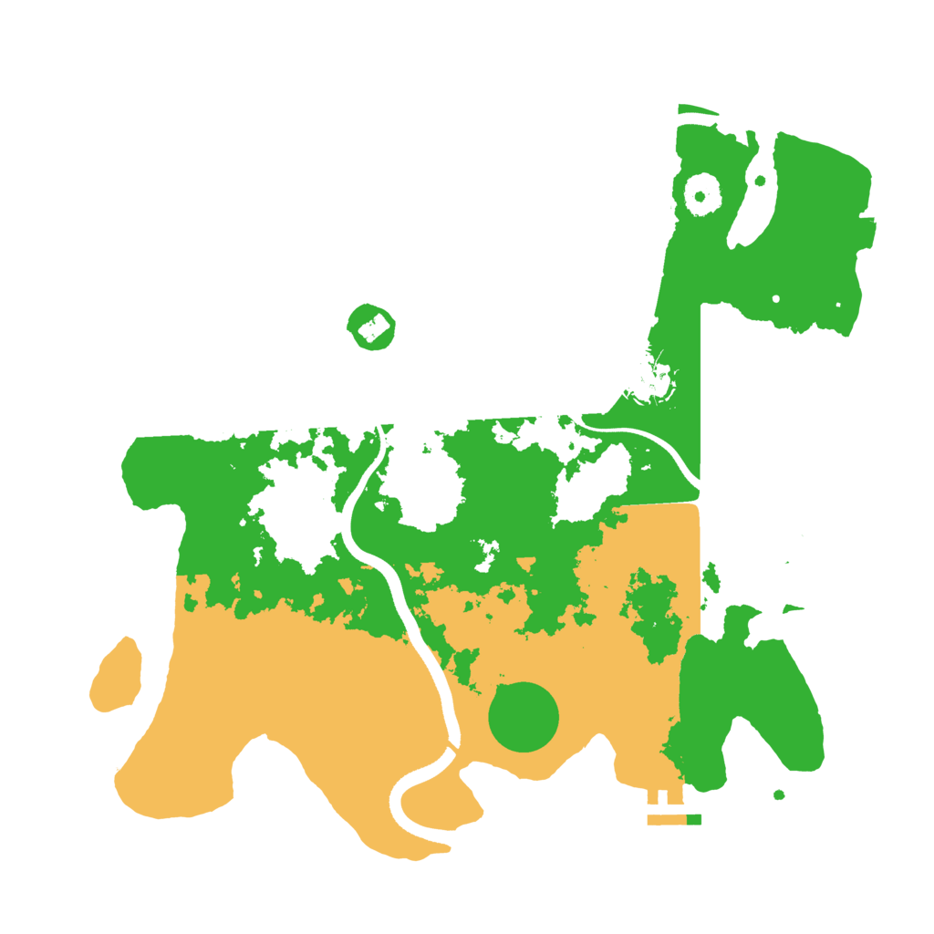 Biome Rust Map: Procedural Map, Size: 3500, Seed: 689761315