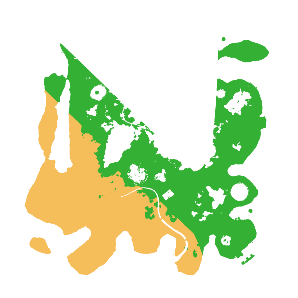 Biome Rust Map: Procedural Map, Size: 3000, Seed: 107163419