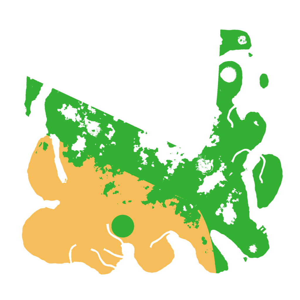 Biome Rust Map: Procedural Map, Size: 3500, Seed: 20230217