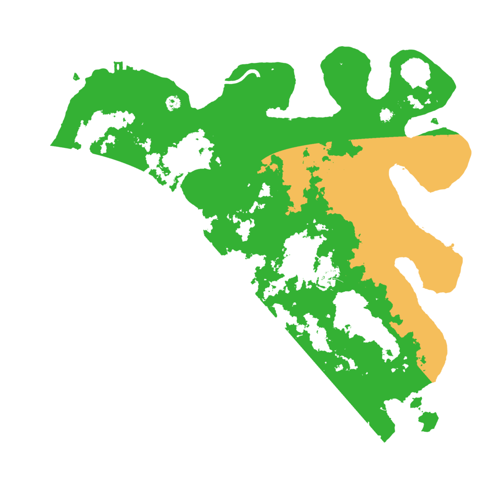 Biome Rust Map: Procedural Map, Size: 3500, Seed: 841351155